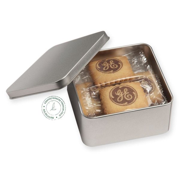 12 Vanille-Butterkekse in Metallbox