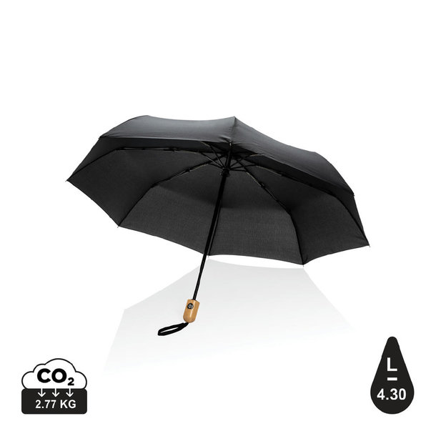 21" Impact AWARE™ RPET 190T Bambus-Schirm autom. open/close