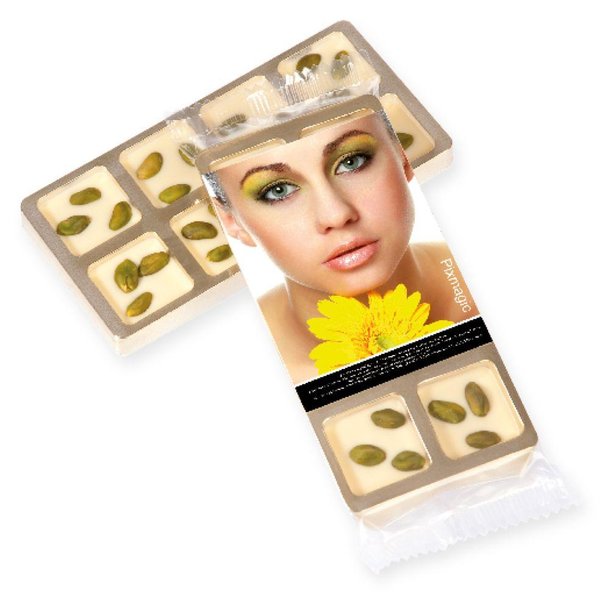 8 MINI-GOURMETSCHOKOLADEN IM GOLDBLISTER