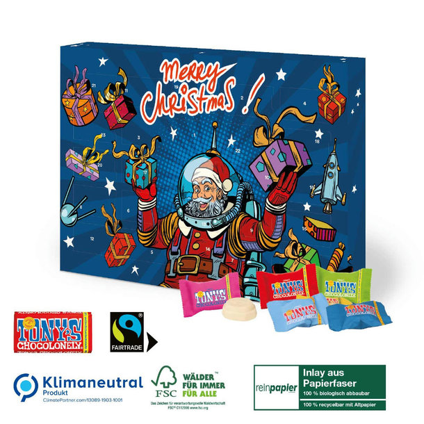 Adventskalender mit Tony´s Schokolade