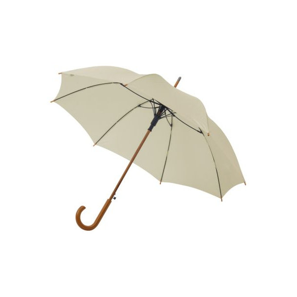 Automatik Stockschirm CITY - Regenschirm Schirm Holzgriff AC - OKTAGON®