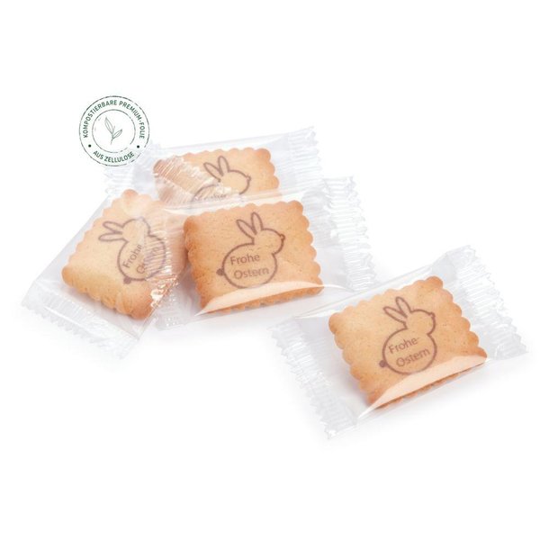 BEDRUCKTER OSTER-BUTTERKEKS IN KLARSICHTFOLIE