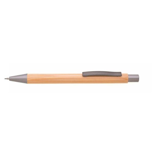 RIVET  Bambus Druckkugelschreiber mit Metallklip