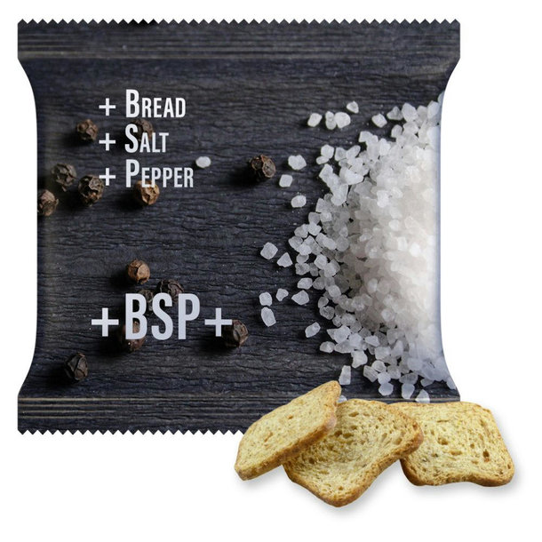 Brot Chips Salz und Pfeffer, ca. 20g, Maxi-XL-Tüte