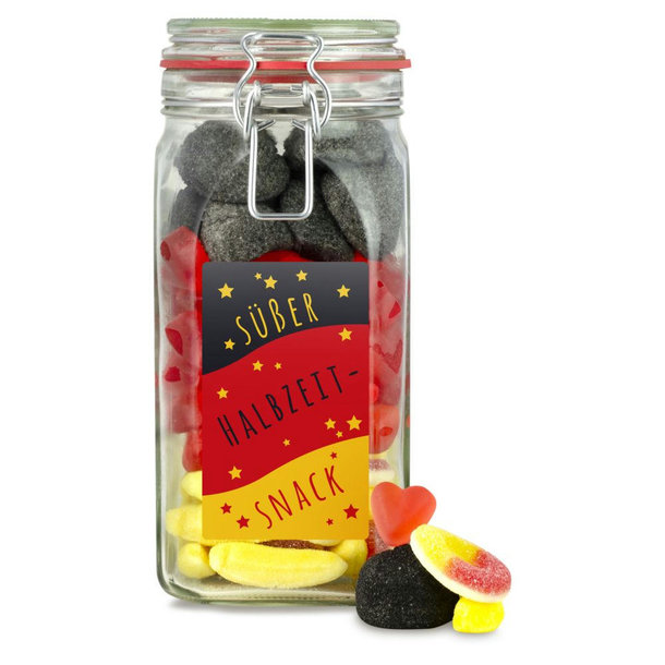 Bügelglas Süßer Halbzeit Snack