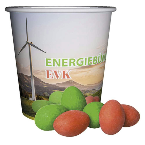 Bunte Mandeln, ca. 50g, Snackbecher Mini