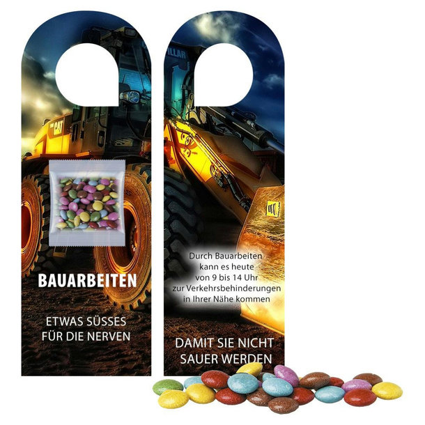 Bunte Schokolinsen, ca. 7g, Türhänger