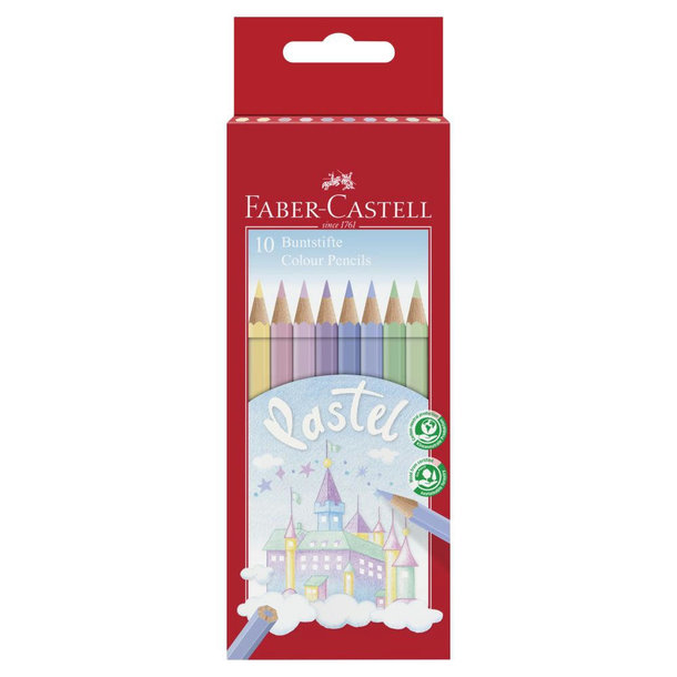Buntstift 12er Etui Castle Pastell