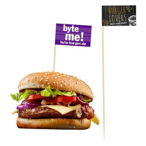 Burger Flags 30 x 50 mm 