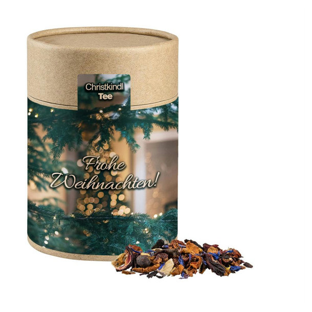 Christkindl Tee, ca. 120g, Biologisch abbaubare Eco Pappdose Maxi
