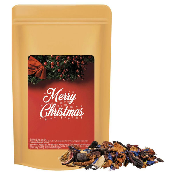 Christkindl Tee, ca. 50g, Standbeutel Midi