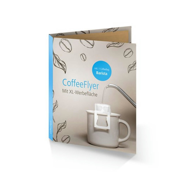 CoffeeFlyer - Barista - naturbraun, Individual Design