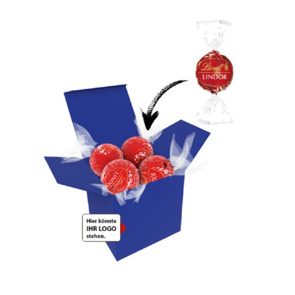 Color Lindor Box - Dunkelblau - Vollmilch