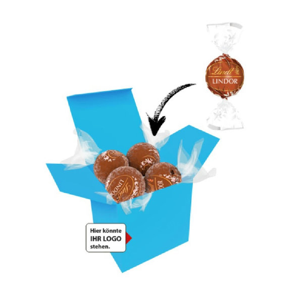 Color Lindor Box - Hellblau - Haselnuss