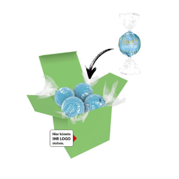 Color Lindor Box - Hellgrün - Stracciatella