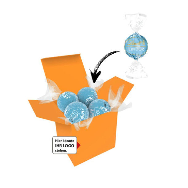 Color Lindor Box - Orange - Stracciatella