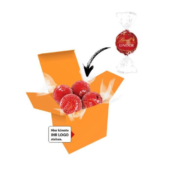 Color Lindor Box - Orange - Vollmilch