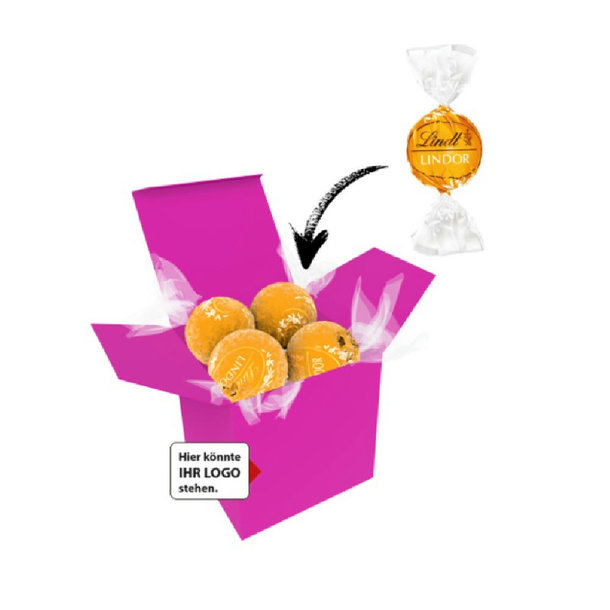 Color Lindor Box - Pink - Karamell