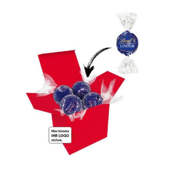 Color Lindor Box - Rot - Feinherb