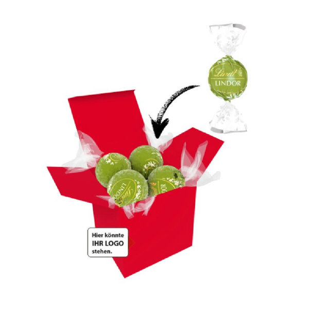 Color Lindor Box - Rot - Pistazie