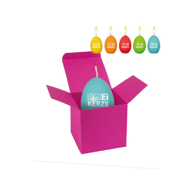 ColorBox LogoEi Kerze - Pink