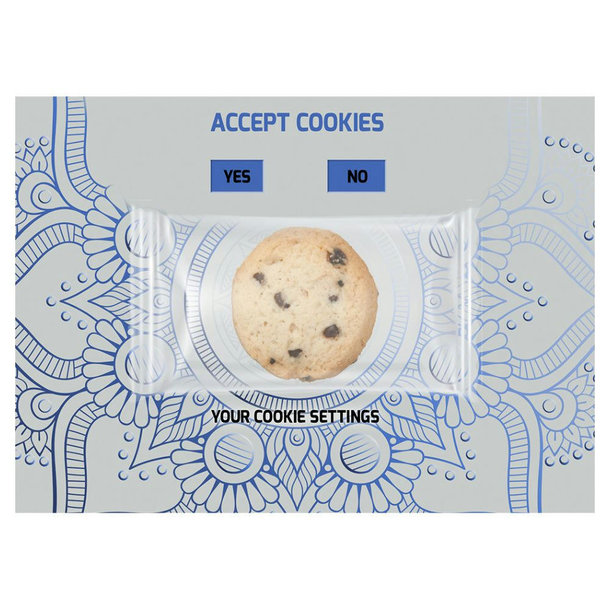 Cookie Schoko-Orange, ca. 7g, Werbekarte