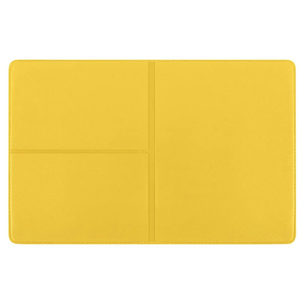 CreativDesign® Ausweistasche "Euro" Normalfolie gelb mit Einschub