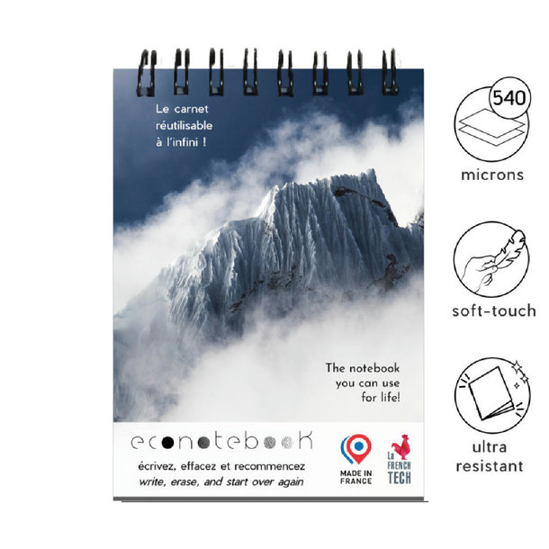 EcoNotebook NA7 wiederverwendbares Notizbuch mit Premiumcover