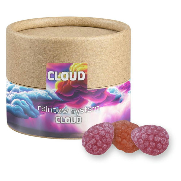 Erdbeer Chili Bonbons, ca. 45g, Biologisch abbaubare Eco Pappdose Mini