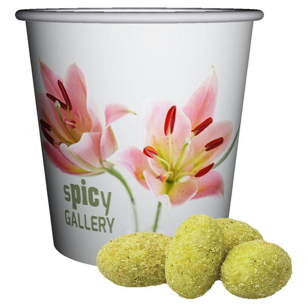 Erdnüsse Wasabi, ca. 30g, Snackbecher Mini