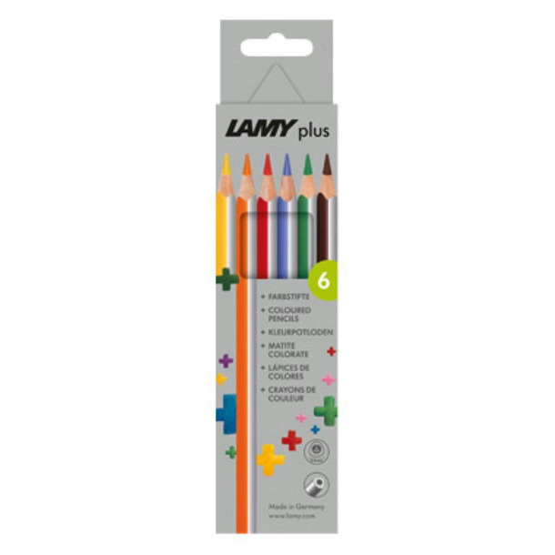 Farbstift plus 6er Faltschachtel