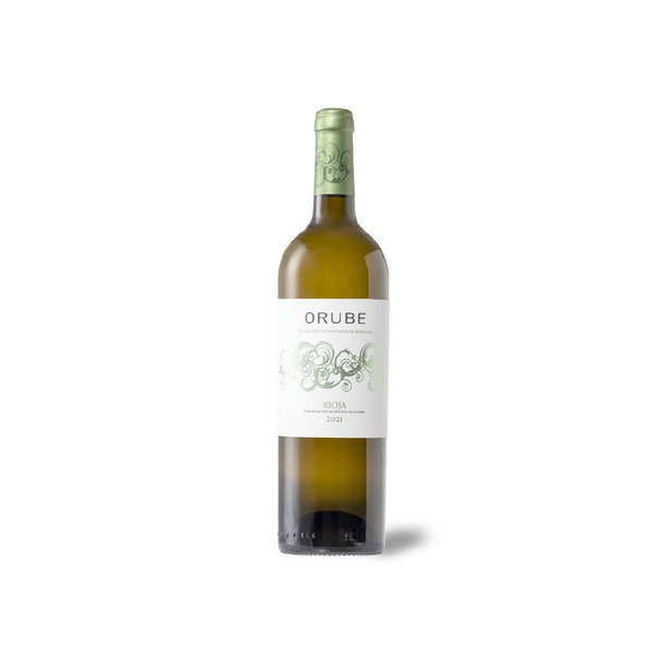 Flasche Weißwein Orube