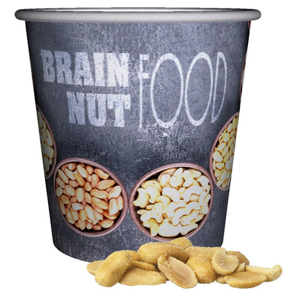 Gesalzene Erdnüsse, ca. 40g, Snackbecher Mini