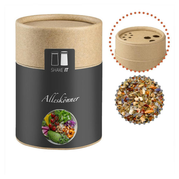 Gewürzmischung Alleskönner, ca. 75g, Biologisch abbaubarer Eco Pappstreuer Midi