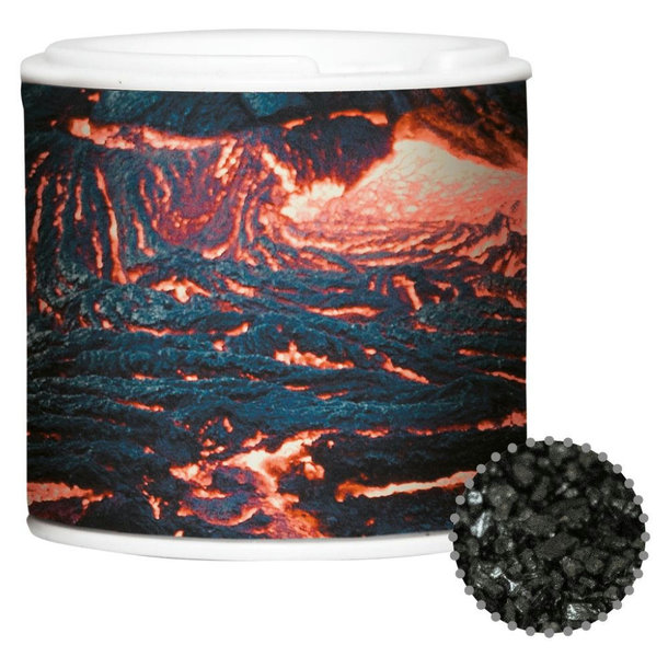 Gewürzmischung Black Lava Salz, ca. 50g, Gewürzpappstreuer