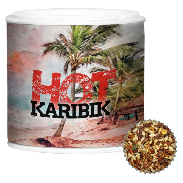 Gewürzmischung HOT Karibik Mix, ca. 20g, Gewürzpappstreuer