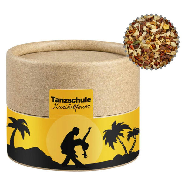 Gewürzmischung HOT Karibik Mix, ca. 28g, Biologisch abbaubare Eco Pappdose Mini