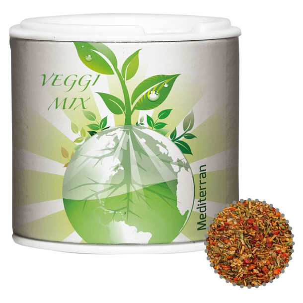 Gewürzmischung Mediterraner Veggie Mix, ca. 20g, Gewürzpappstreuer