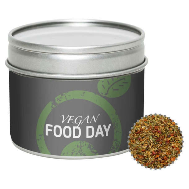 Gewürzmischung Mediterraner Veggie Mix, ca. 40g, Metalldose mit Sichtfenster