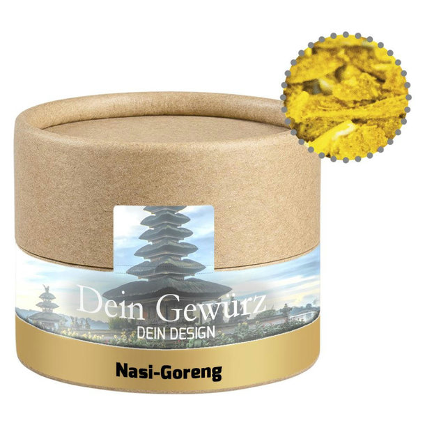Gewürzmischung Nasi-Goreng, ca. 28g, Biologisch abbaubare Eco Pappdose Mini