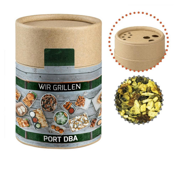 Gewürzmischung Steakgewürz, ca. 75g, Biologisch abbaubarer Eco Pappstreuer Midi