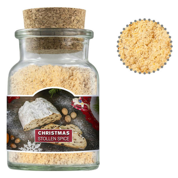 Gewürzmischung Stollen, ca. 85g, Korkenglas