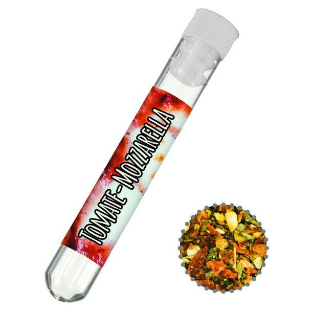 Gewürzmischung Tomate-Mozzarella, ca. 5g, Reagenzglas