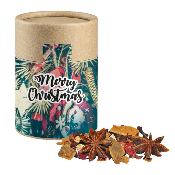 Glühweingewürz grob, ca. 45g, Biologisch abbaubare Eco Pappdose Midi