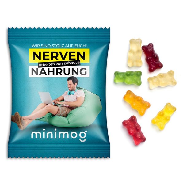 Gummibärchen im Werbetütchen