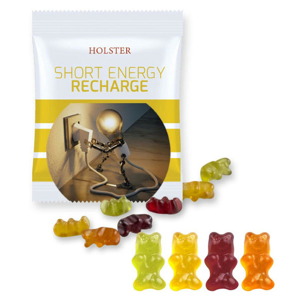 Gummibärchen ohne Gelatine, ca. 10g, Mini-Tüte