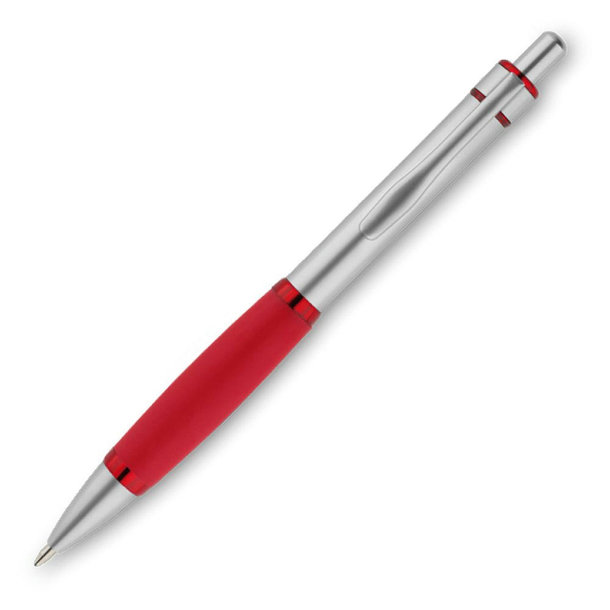 HK - 248 Silber - Rot Kugelschreiber