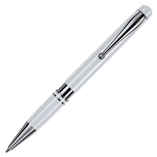 HK - TETHYS CHROME White Kugelschreiber
