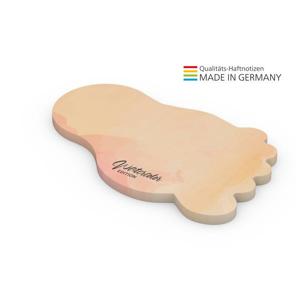 Haftnotiz Form aus 125 x 72 mm