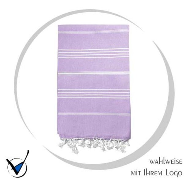 Hamam Sauna Strandtuch - flieder